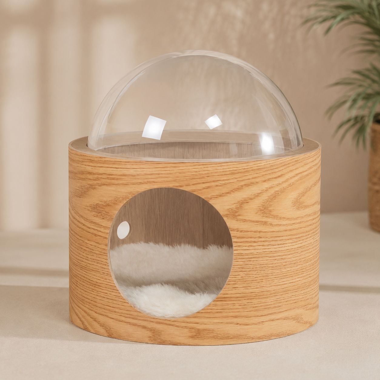 Cama cápsula para gato