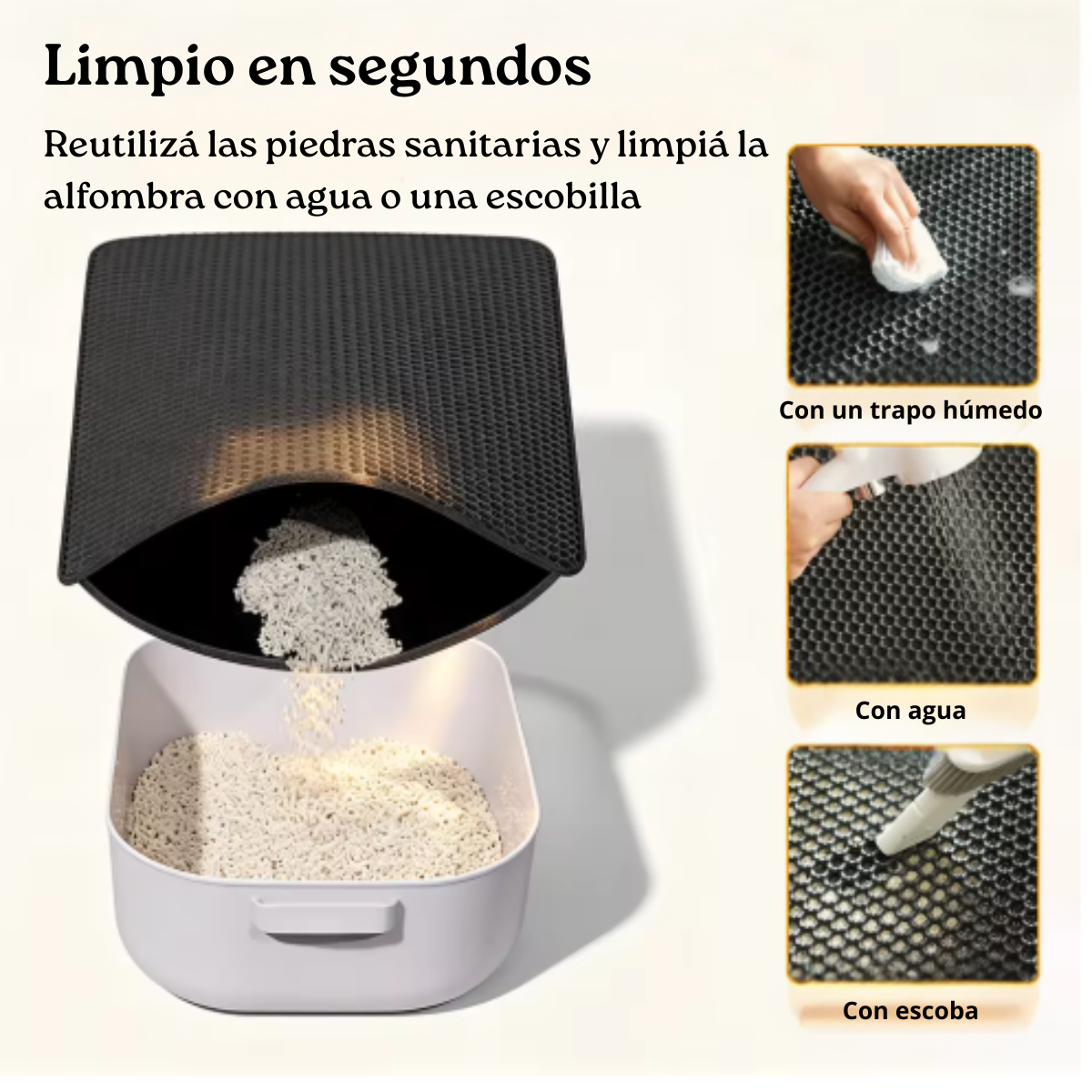 Alfombra doble capa